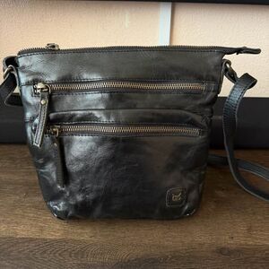 Women’s Leather Wise Owl Crossbody Purse
